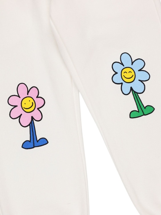 Stella McCartney Kids: Cotton sweatpants - アイボリー - kids-girls_1 | Luisa Via Roma