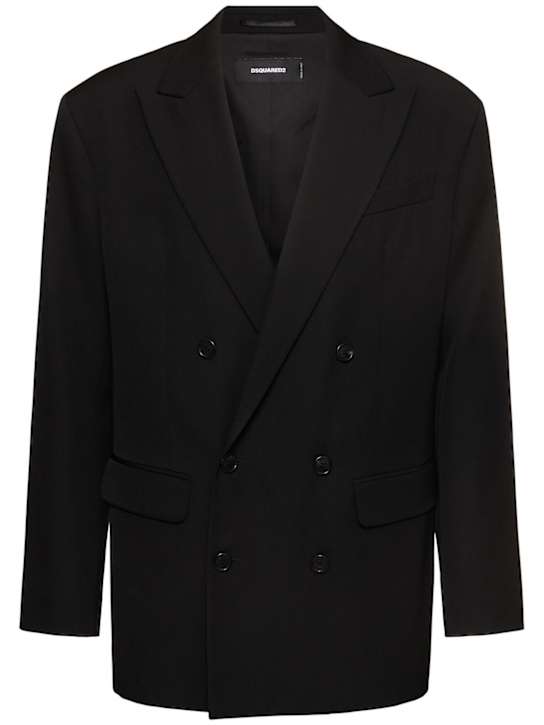 Dsquared2: Oversize doble breast blazer - men_0 | Luisa Via Roma