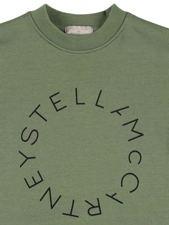 Stella McCartney Kids: Printed cotton sweatshirt - kids-boys_1 | Luisa Via Roma