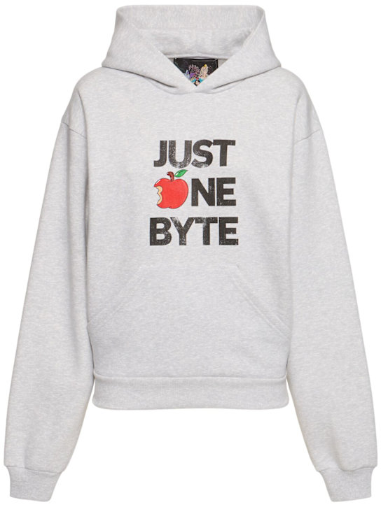Coperni: Disney x Coperni Just One Byte hoodie - Grey - women_0 | Luisa Via Roma