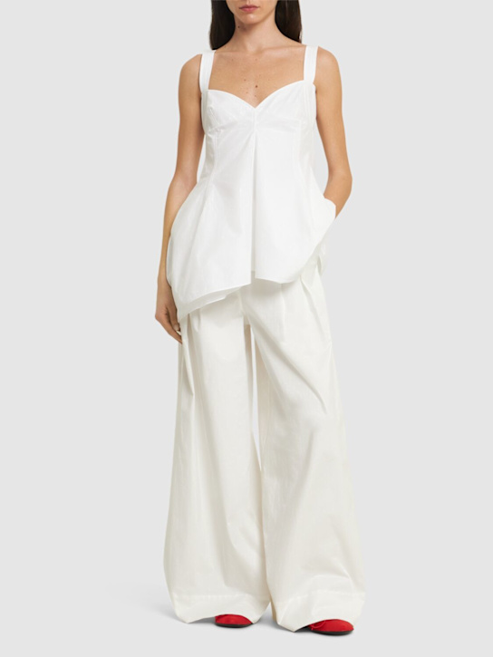 Carven: Poplin top - women_1 | Luisa Via Roma