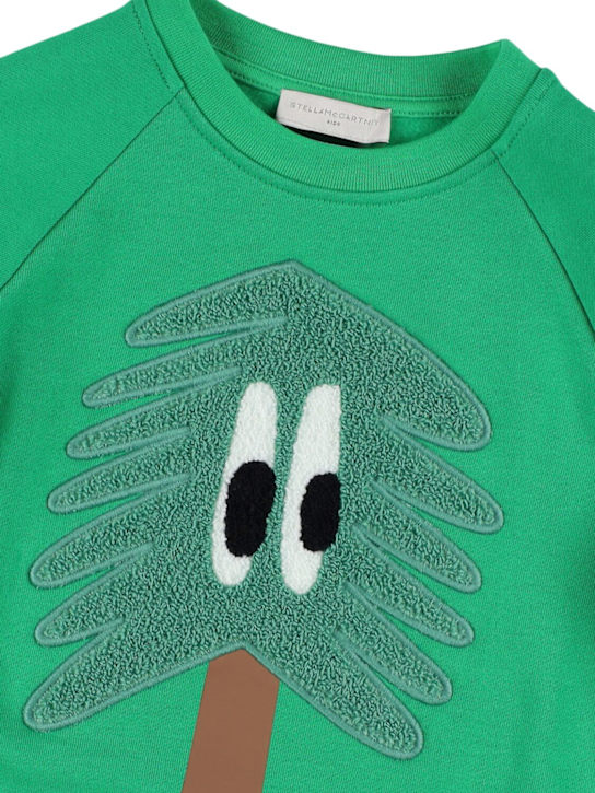 Stella McCartney Kids: Printed cotton sweatshirt - kids-boys_1 | Luisa Via Roma