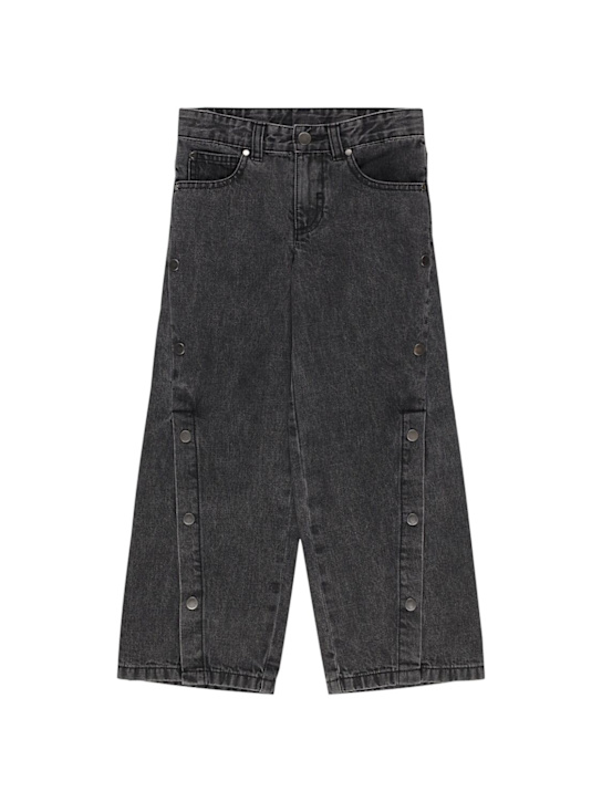 Stella McCartney Kids: Cotton jeans w/ buttons - kids-girls_0 | Luisa Via Roma