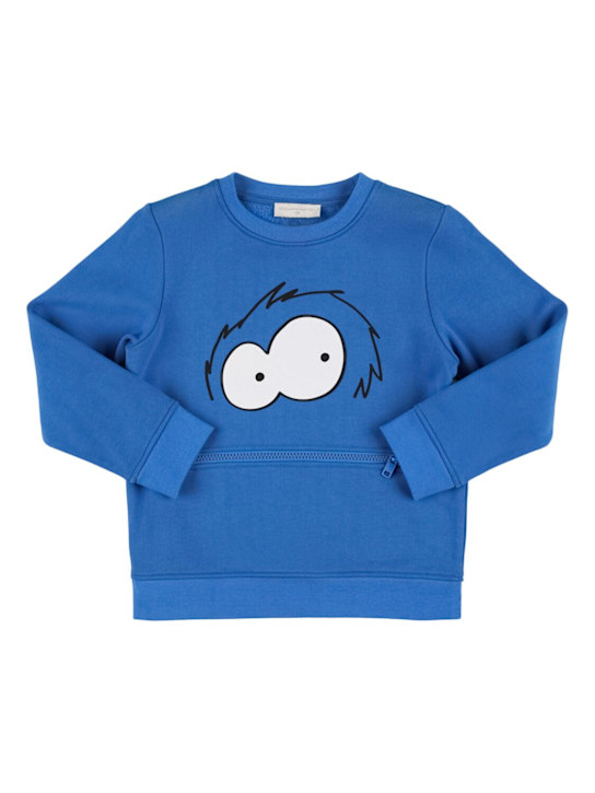 Stella McCartney Kids: Printed cotton sweatshirt - kids-boys_0 | Luisa Via Roma