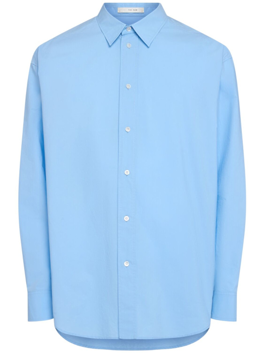 The Row: Hemd aus Baumwolle „Miller“ - Helles Blau - men_0 | Luisa Via Roma