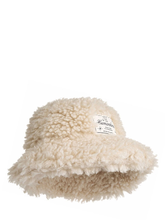 Molo: Poly teddy bucket hat - バニラ - kids-girls_0 | Luisa Via Roma