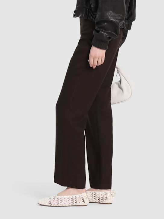 Magda Butrym: 10mm Crochet ballerina flats - women_1 | Luisa Via Roma