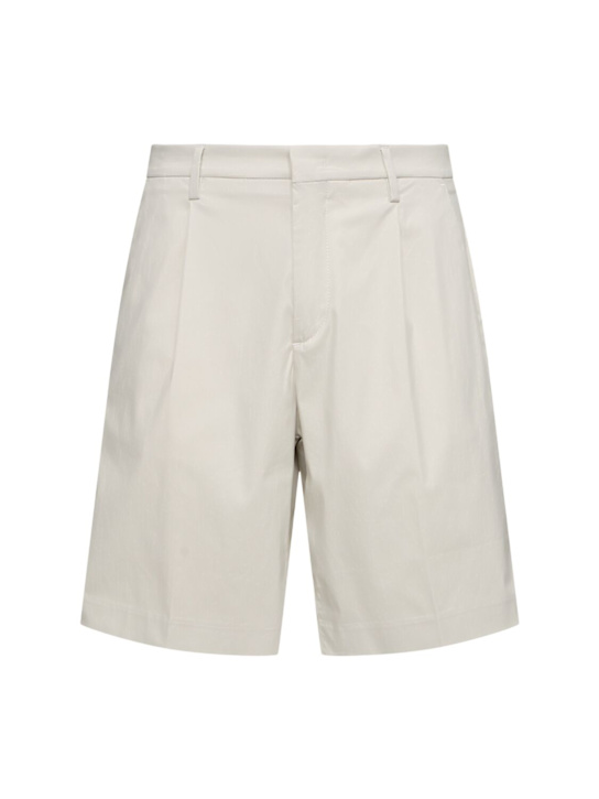 K-Way: Severe tech twill shorts - Beige Lt - men_0 | Luisa Via Roma