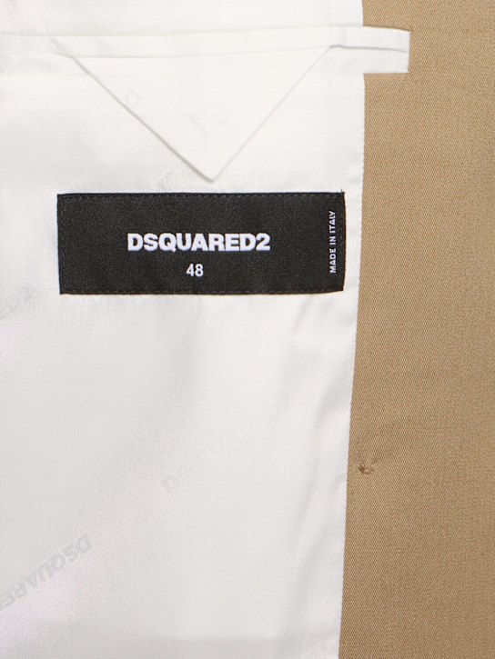 Dsquared2: Zoot double breast suit - Beige - men_6 | Luisa Via Roma