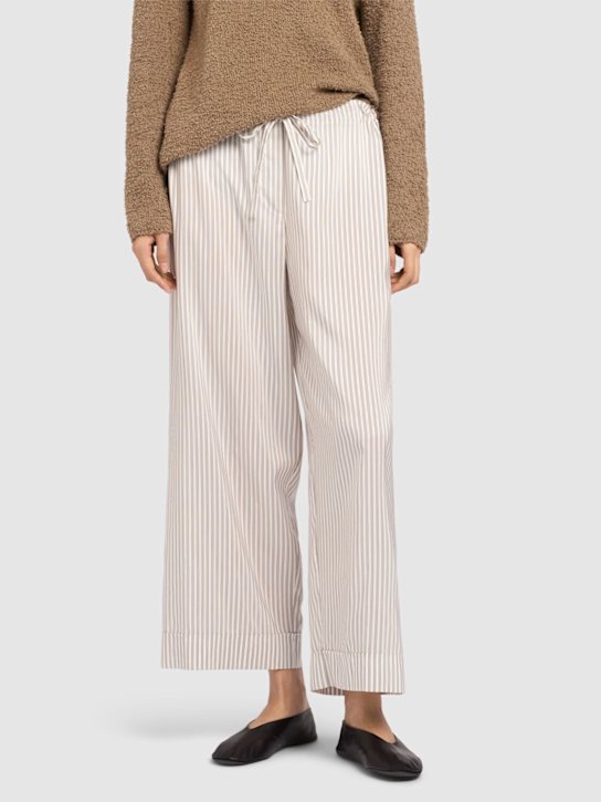 The Row: Stella leather slipper flats - women_1 | Luisa Via Roma