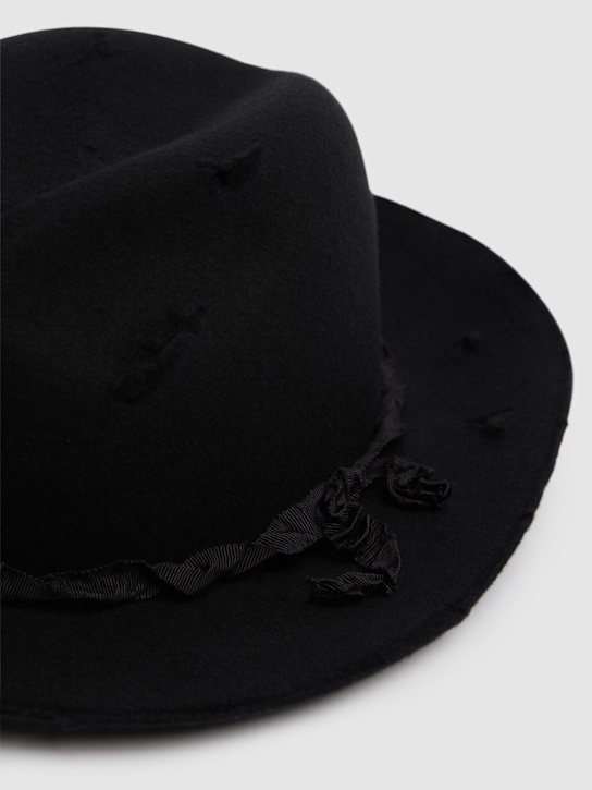 Yohji Yamamoto: Soft wool hat - men_1 | Luisa Via Roma