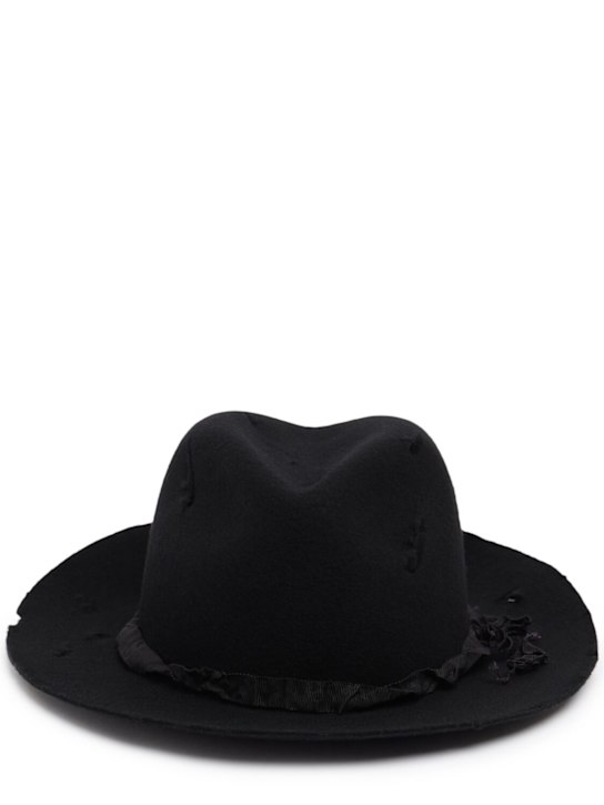 Yohji Yamamoto: Soft wool hat - men_0 | Luisa Via Roma