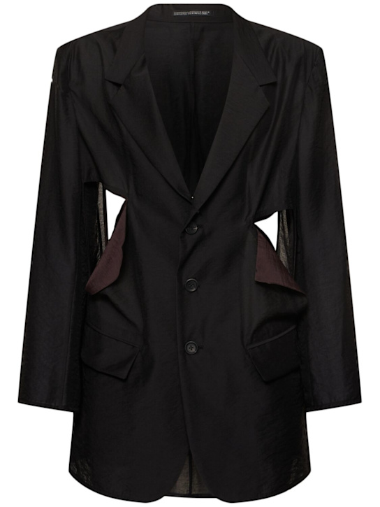 Cut-off detail jacket - Thumbnail 1