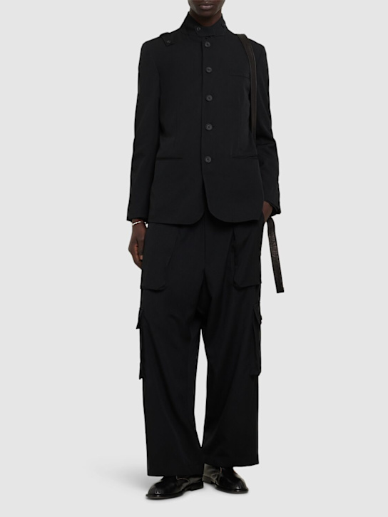 Yohji Yamamoto: 5B Single breasted jacket - men_1 | Luisa Via Roma