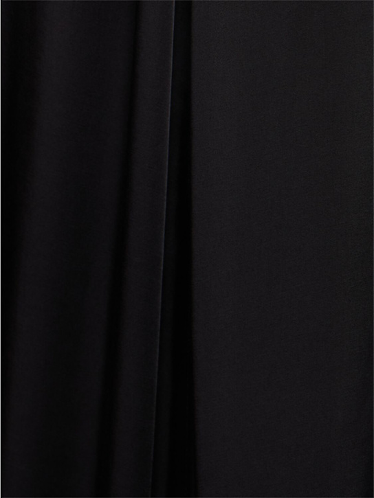 Rick Owens: Eclipse long sleeve maxi dress - Black - women_4 | Luisa Via Roma