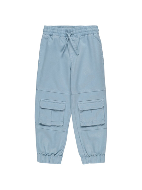 Stella McCartney Kids: Cotton twill pants - kids-girls_0 | Luisa Via Roma