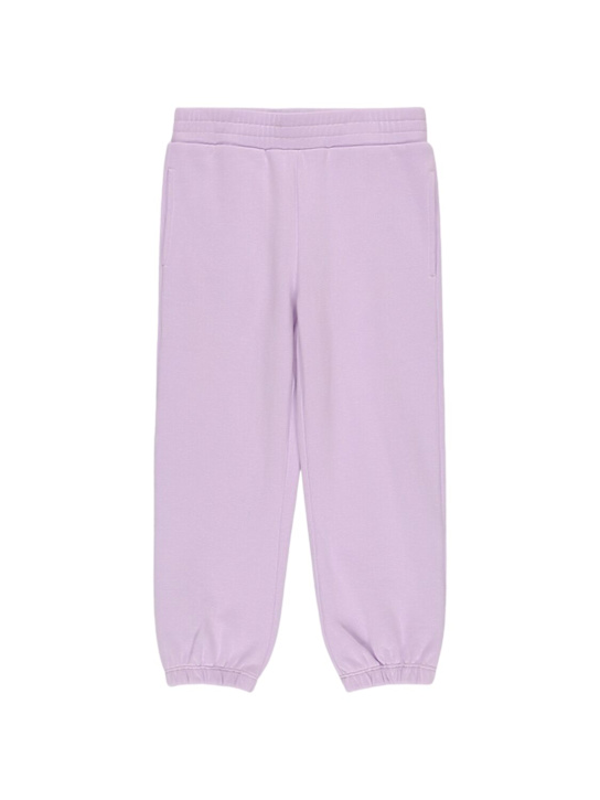 Stella McCartney Kids: Cotton sweatpants - ライラック - kids-girls_0 | Luisa Via Roma
