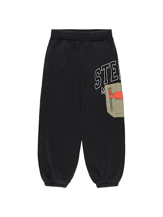 Stella McCartney Kids: Printed cotton blend sweatpants - kids-boys_0 | Luisa Via Roma