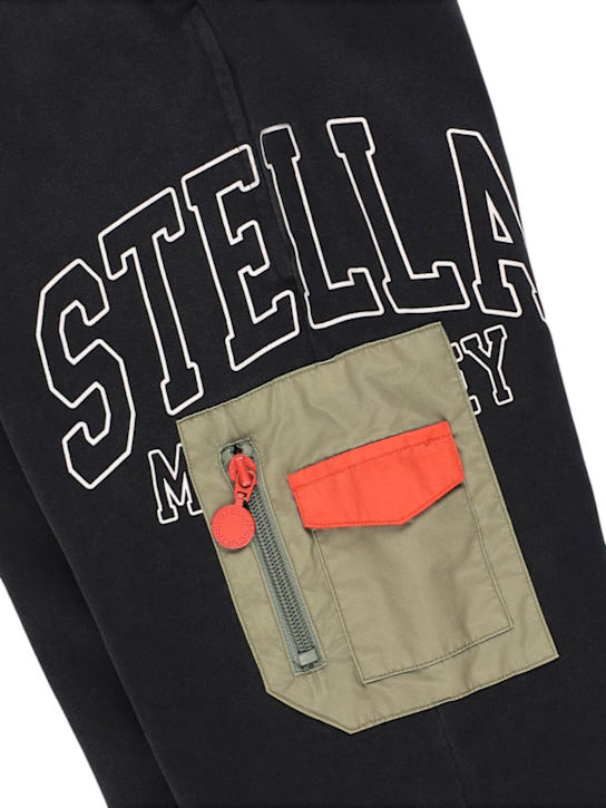 Stella McCartney Kids: Printed cotton blend sweatpants - kids-boys_1 | Luisa Via Roma