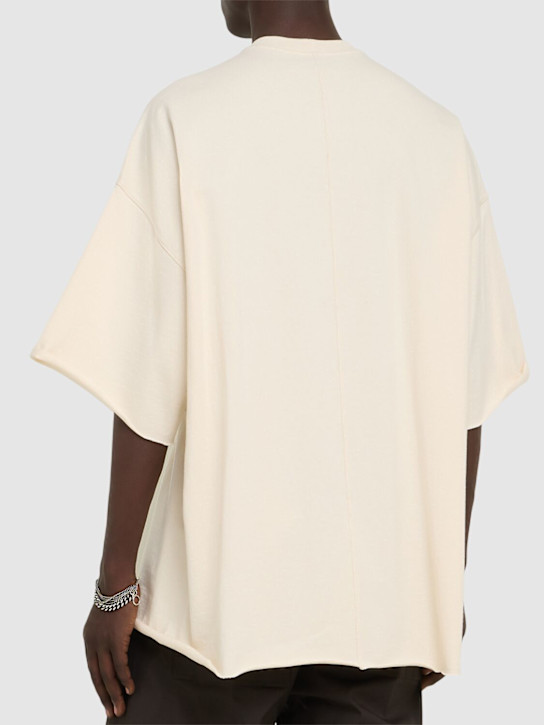 Rick Owens: T-shirt Tommy in cotone - Natural - men_2 | Luisa Via Roma
