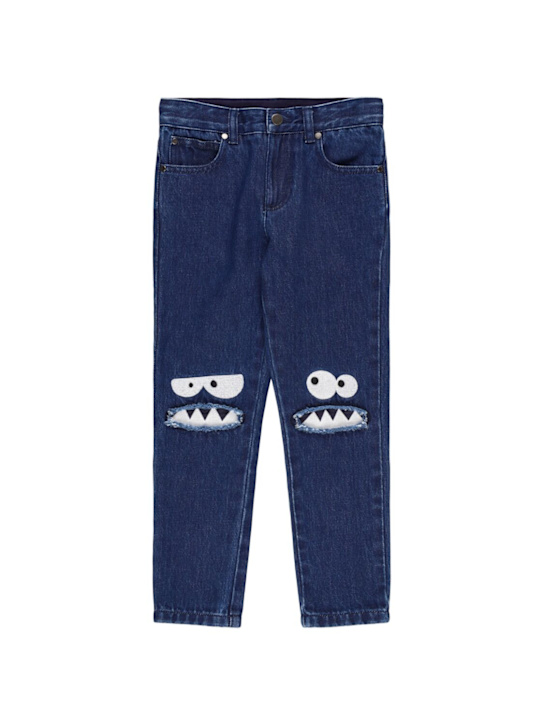 Stella McCartney Kids: Printed cotton jeans - kids-boys_0 | Luisa Via Roma