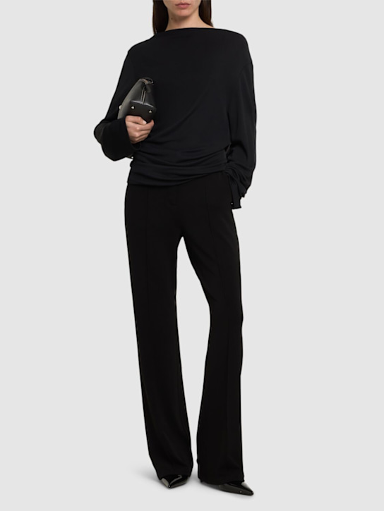 Dinda crepe jersey pants - Thumbnail 2