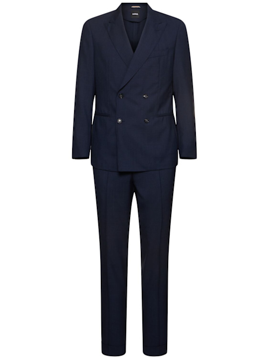 Boss: Huge double breasted wool suit - men_0 | Luisa Via Roma