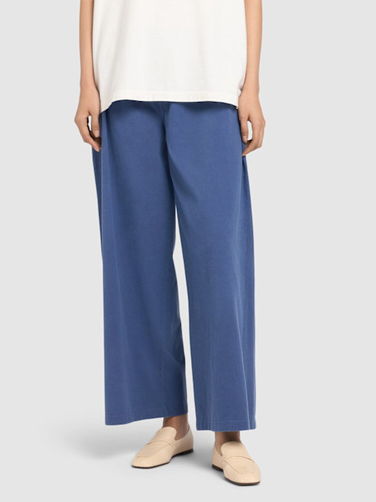 The Row: Square leather loafers - Toile - women_1 | Luisa Via Roma