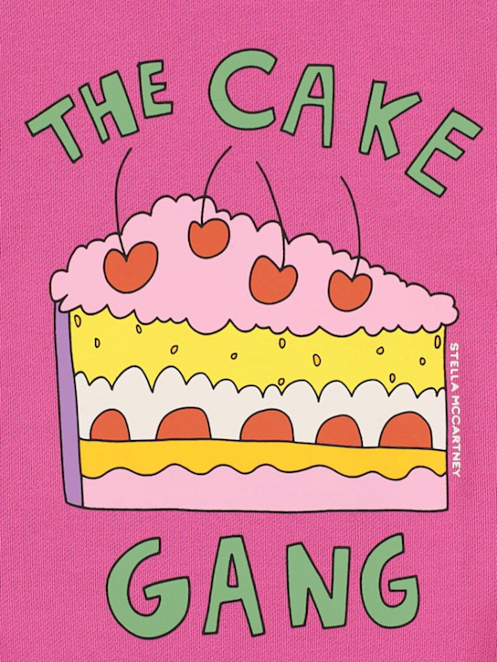 Stella McCartney Kids: Printed cotton sweatshirt - kids-girls_1 | Luisa Via Roma