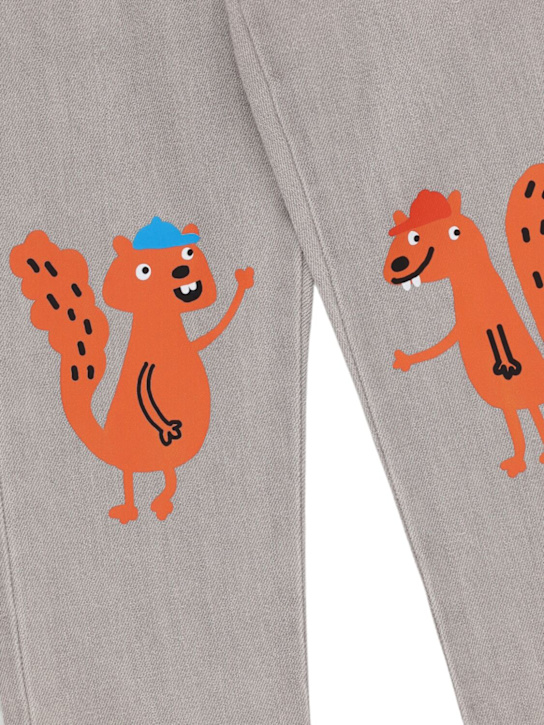 Stella McCartney Kids: Printed cotton jeans - kids-girls_1 | Luisa Via Roma