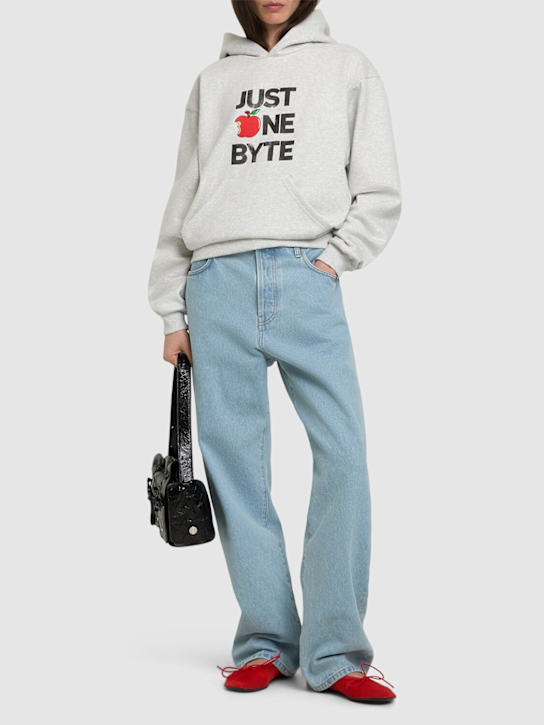 Coperni: Disney x Coperni Just One Byte hoodie - Grey - women_1 | Luisa Via Roma