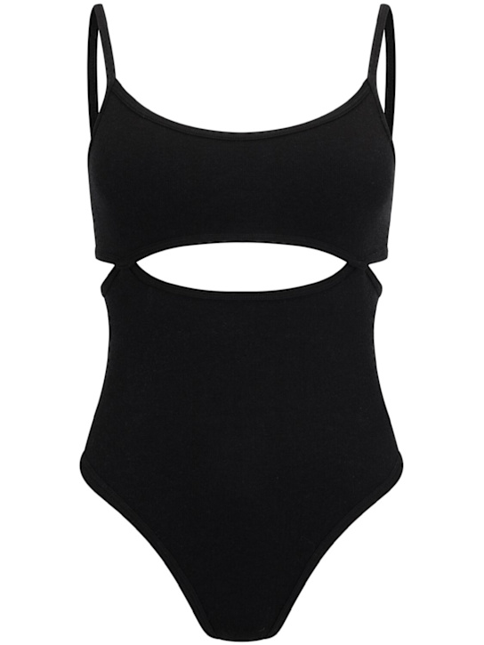 Nagnata: Splice bodysuit - Black - women_0 | Luisa Via Roma