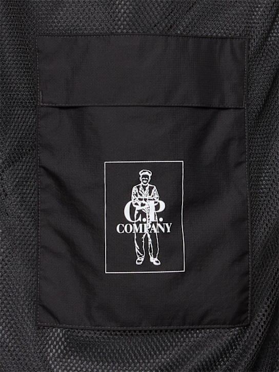C.P. Company: Metropolis Pertex overshirt - Black - men_5 | Luisa Via Roma