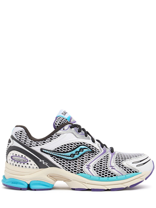 Saucony: Progrid Triumph 4 sneakers - White/Blue - women_0 | Luisa Via Roma