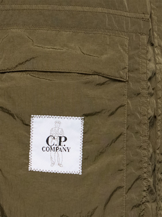 C.P. Company: Chrome-R full button jacket - Green - men_5 | Luisa Via Roma