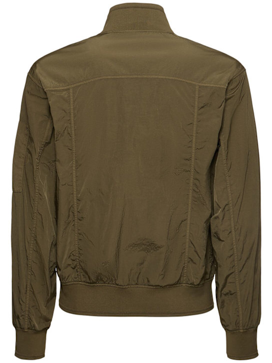 C.P. Company: Chrome-R full button jacket - Green - men_3 | Luisa Via Roma