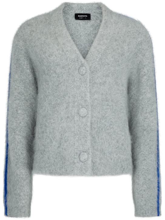 Nagnata: Brushed alpaca blend cardigan - women_0 | Luisa Via Roma
