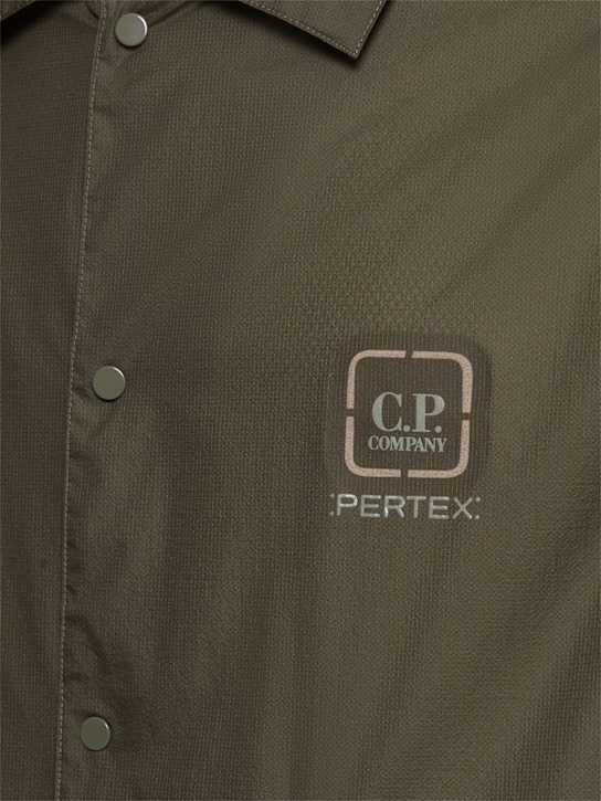 C.P. Company: Metropolis Pertex overshirt - Green - men_4 | Luisa Via Roma