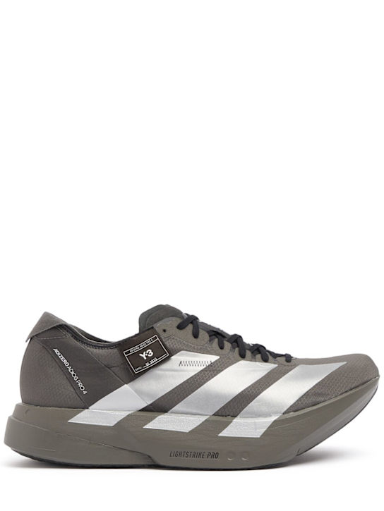 Y-3: Adios Pro sneakers - Black/Silver - men_0 | Luisa Via Roma