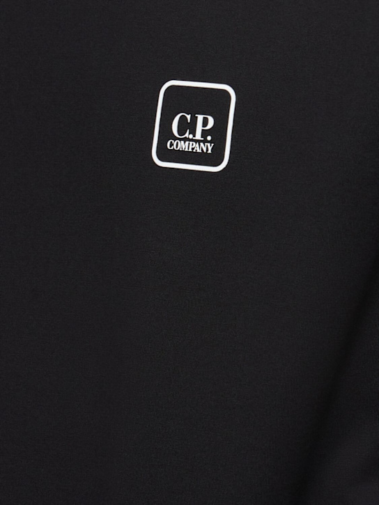 C.P. Company: Metropolis jersey urban tech t-shirt - Black - men_4 | Luisa Via Roma