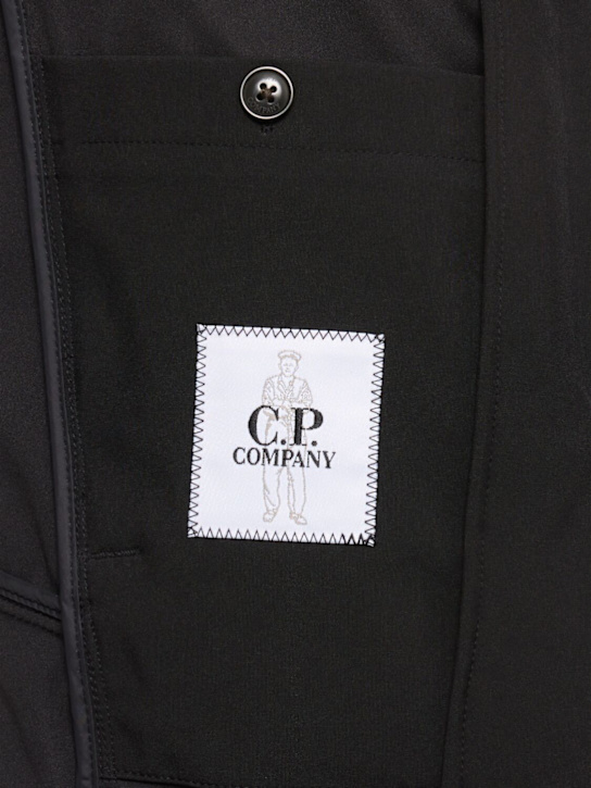 C.P. Company: C.P. Shell-R hooded jacket - Black - men_5 | Luisa Via Roma