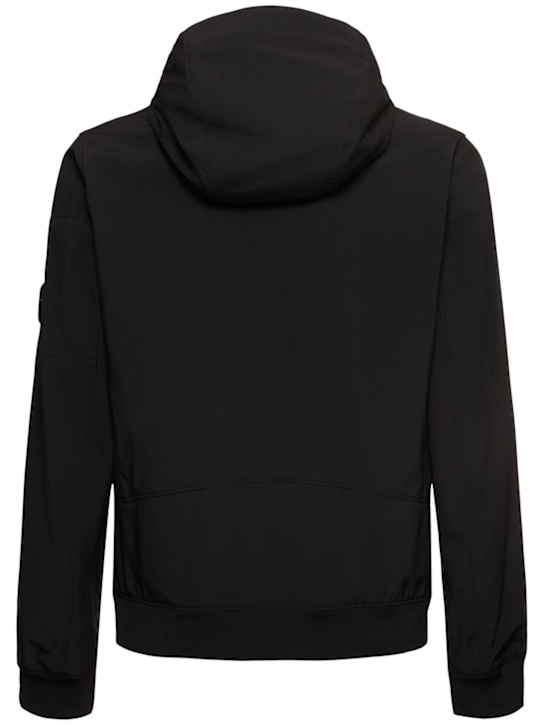 C.P. Company: C.P. Shell-R hooded jacket - Black - men_3 | Luisa Via Roma