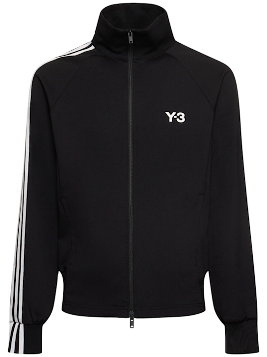 Y-3: M 3S tech track top - Black - men_0 | Luisa Via Roma