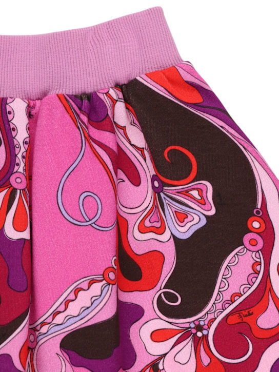 Pucci: Printed cotton skirt - マルチカラー - kids-girls_1 | Luisa Via Roma