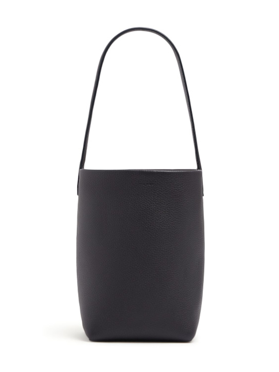 The Row: Small n/s park lux grain tote bag - Midnight - women_0 | Luisa Via Roma
