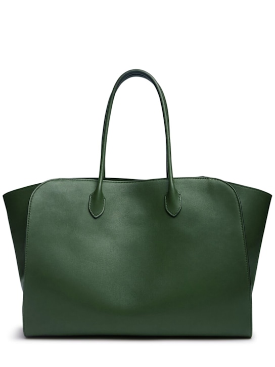 The Row: Marlo 17 saddle leather tote bag - women_0 | Luisa Via Roma