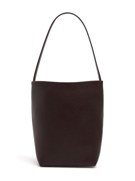 The Row: Medium n/s park saddle leather tote bag - women_0 | Luisa Via Roma