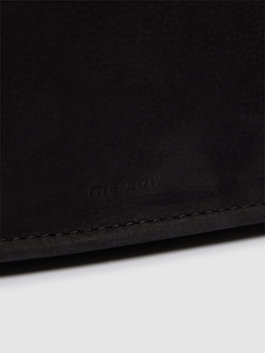 The Row: Large To Go suede tote - Black - women_4 | Luisa Via Roma