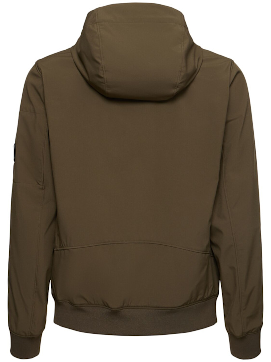 C.P. Company: C.P. Shell-R hooded jacket - Green - men_3 | Luisa Via Roma