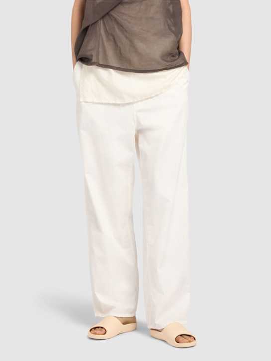 The Row: Ama rubber slides - Toile - women_1 | Luisa Via Roma